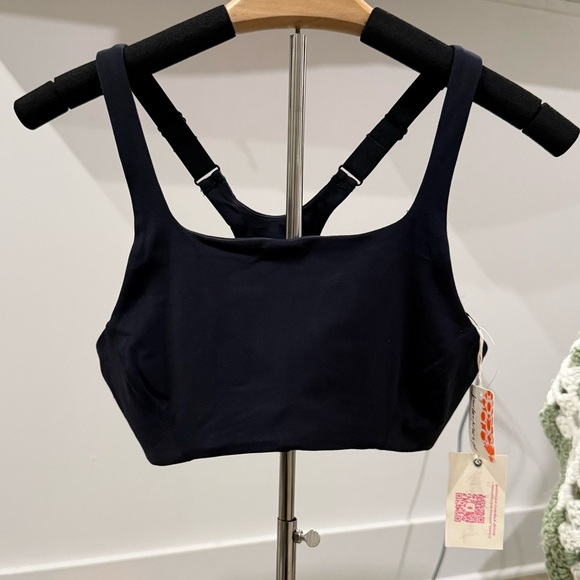 FREE PEOPLE | Maternity Black Sports Bra with Adjustable Straps XS NWT - Picture 5 of 8